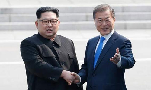 Los líderes de ambas Coreas Una nueva historia comienza a escribirse en coreano